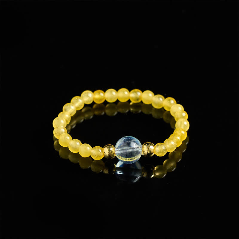 Buddha Stones 2 mm Mini koraliki naturalny rodonit akwamaryn topaz różowy kwarc uzdrawiający elastyczny pierścień - image 9
