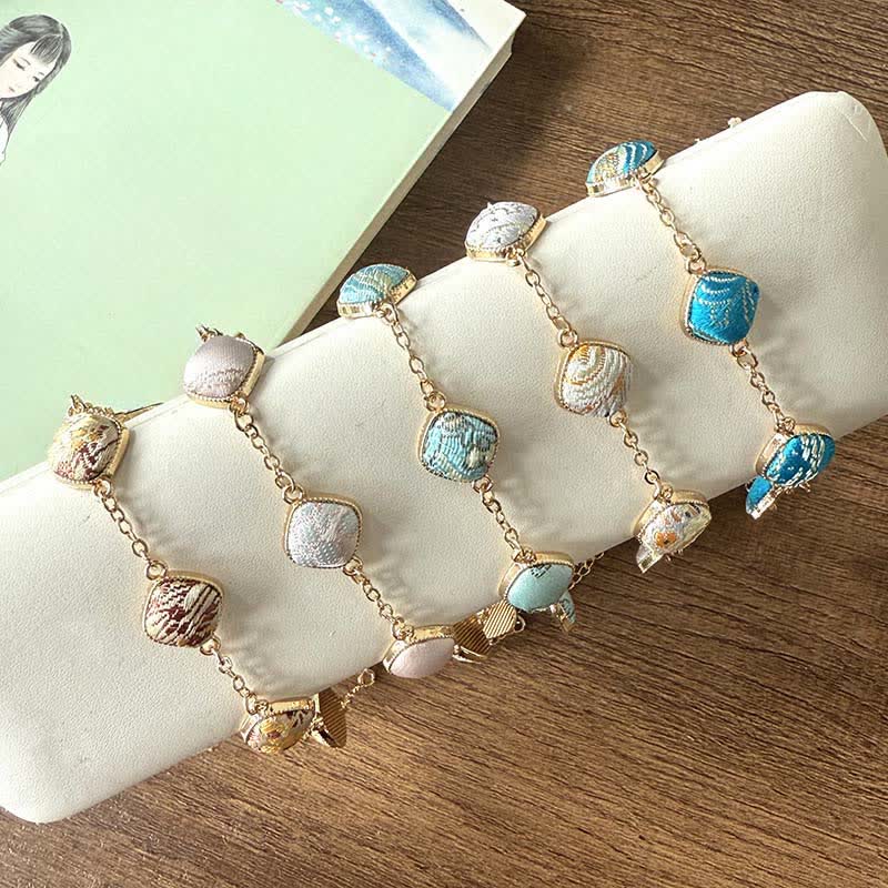 Buddha Stones Bransoletka Copper Song Brocade Square Vintage Elegance - image 11