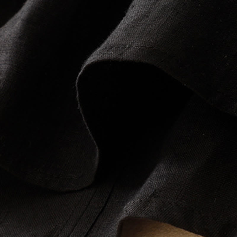 Buddha Stones Letnie, swobodne, minimalistyczne, damskie koszulki z krótkim rękawem i rozcięciem z boku, z dekoltem w serek - image 13