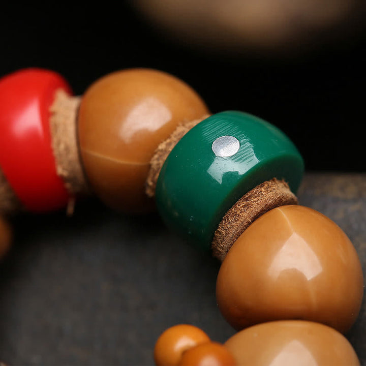 Buddha Stones Nasiona Bodhi Awalokiteśwary Fu Postać Pokoju Tybetańskie Kolorowe Frędzle Dotykowe Medytacyjne Koraliki Dekoracje - image 9