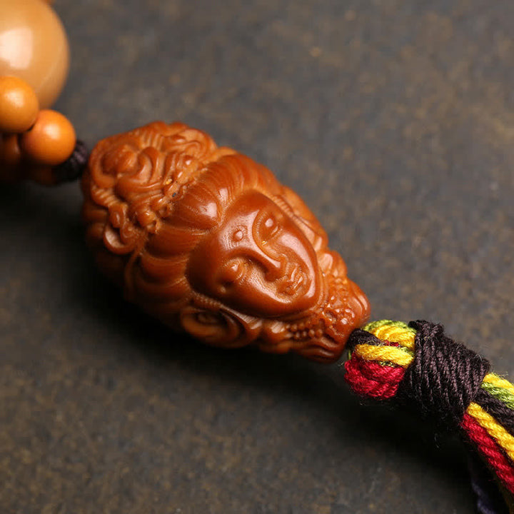 Buddha Stones Nasiona Bodhi Awalokiteśwary Fu Postać Pokoju Tybetańskie Kolorowe Frędzle Dotykowe Medytacyjne Koraliki Dekoracje - image 3