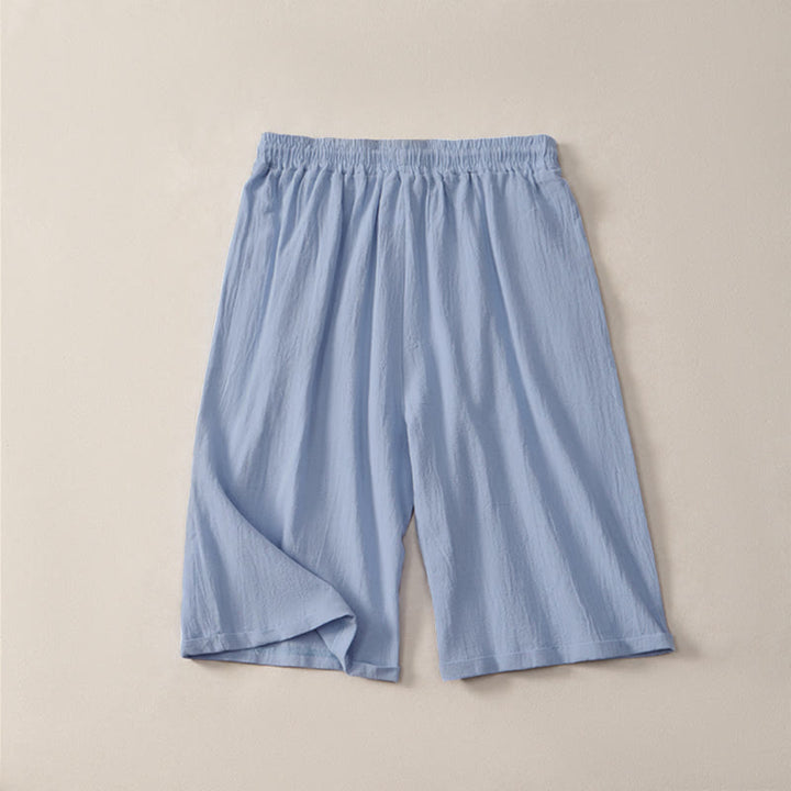 Damskie szorty bermudy z prostymi nogawkami i kieszeniami, z kolekcji Buddha Stones, na lato i na co dzień, ze ściągaczem - image 16