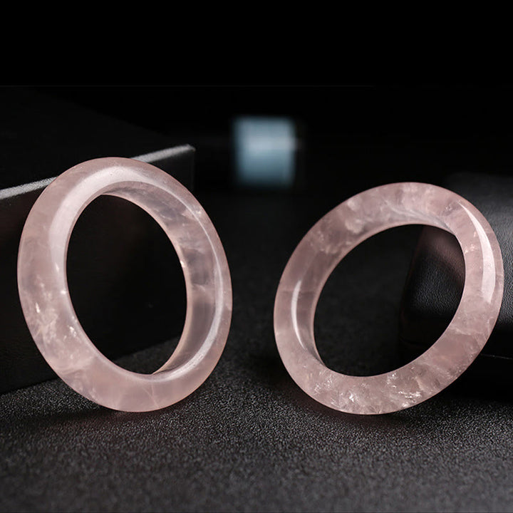 Bransoletka Buddha Stones Natural Rose Quartz Love Caring - image 5