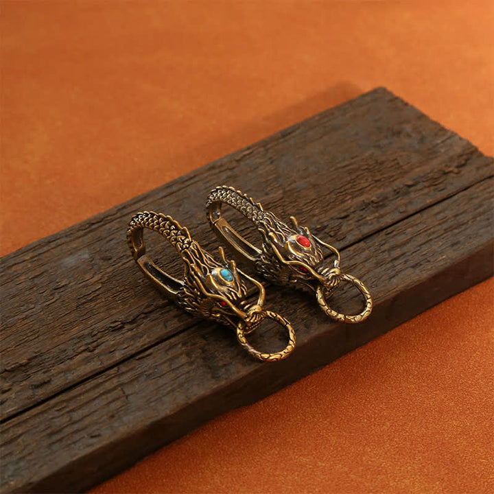 Buddha Stones Breloczki z zamkiem Brass Dragon Strength - image 4