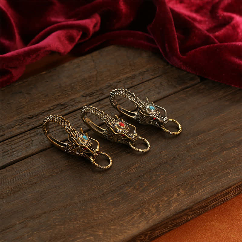 Buddha Stones Breloczki z zamkiem Brass Dragon Strength - image 12