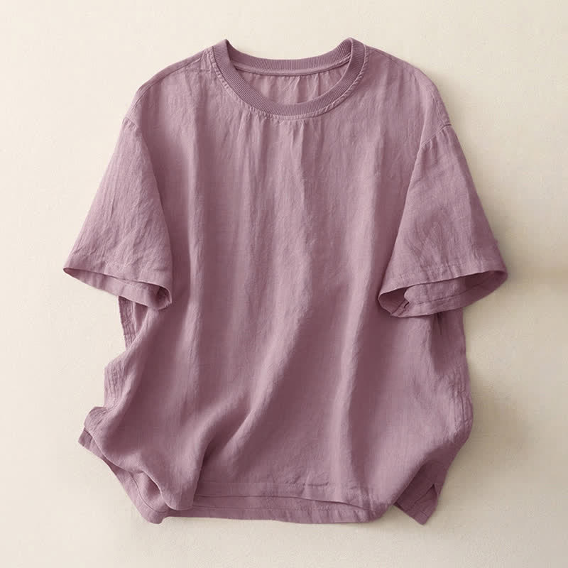 Koszula damska z krótkim rękawem i okrągłym dekoltem w kształcie Buddha Stones - Oset - US14, UK/AU18, EU46 (2XL) - image 20