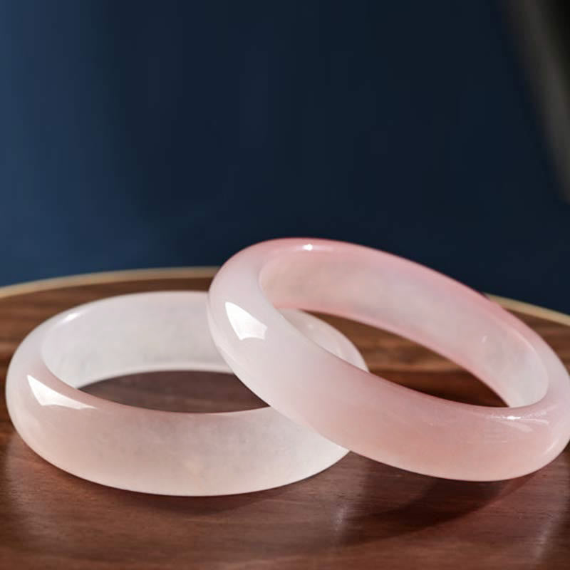 Bransoletka Buddha Stones Różowe Kryształowe Miłość Ciepło Bangle - image 2