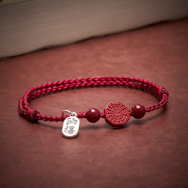 Buddha Stones Bransoletka Bagua Red String Harmony - image 3