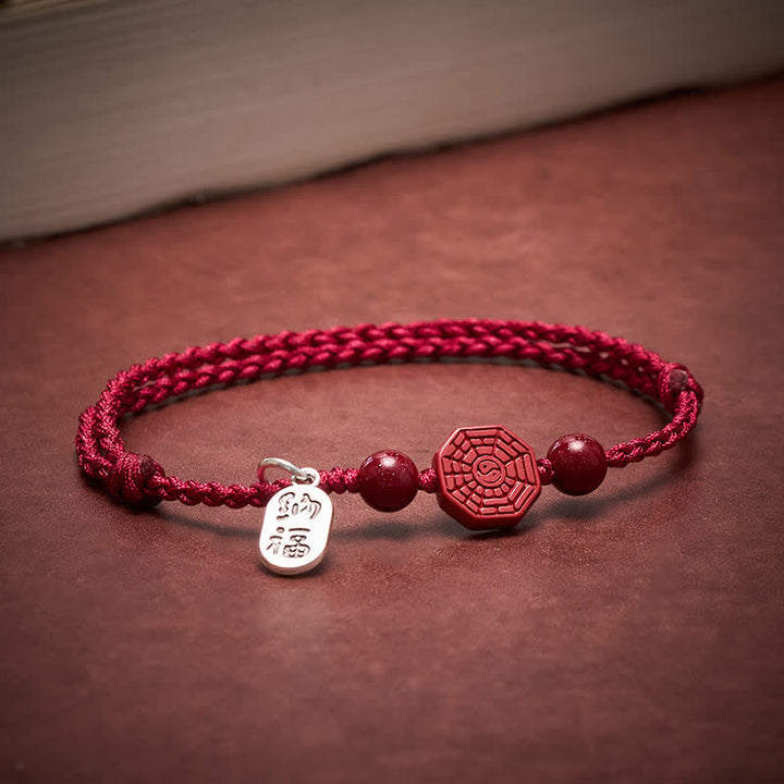 Buddha Stones Bransoletka Bagua Red String Harmony - image 3
