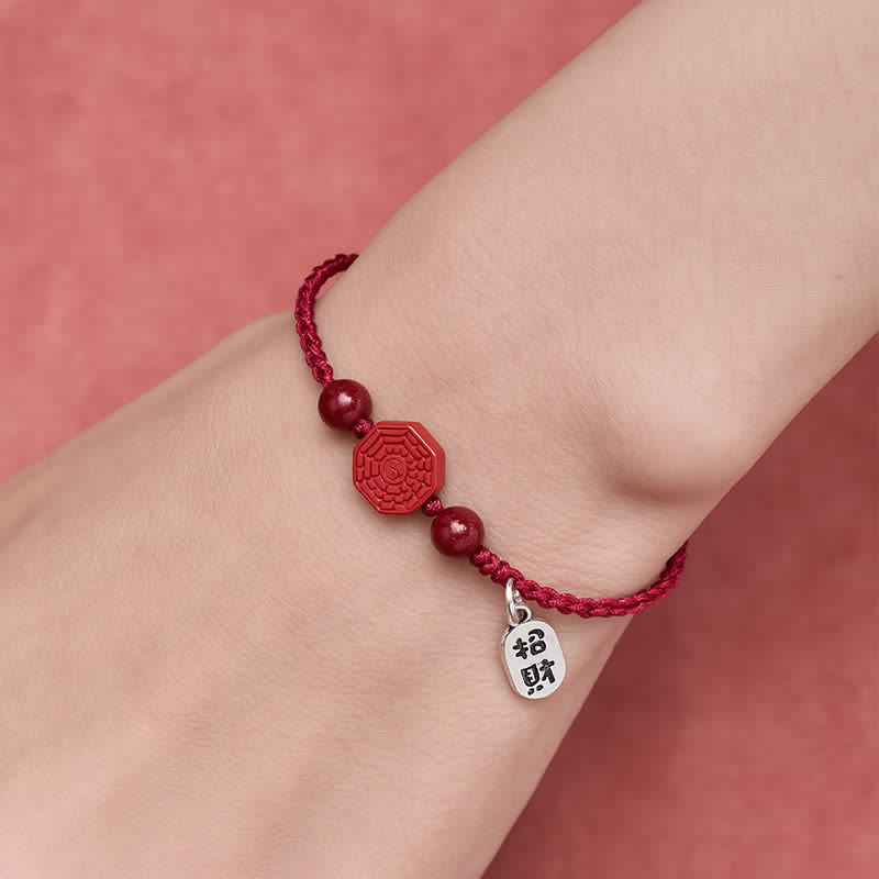 Buddha Stones Bransoletka Bagua Red String Harmony - image 4
