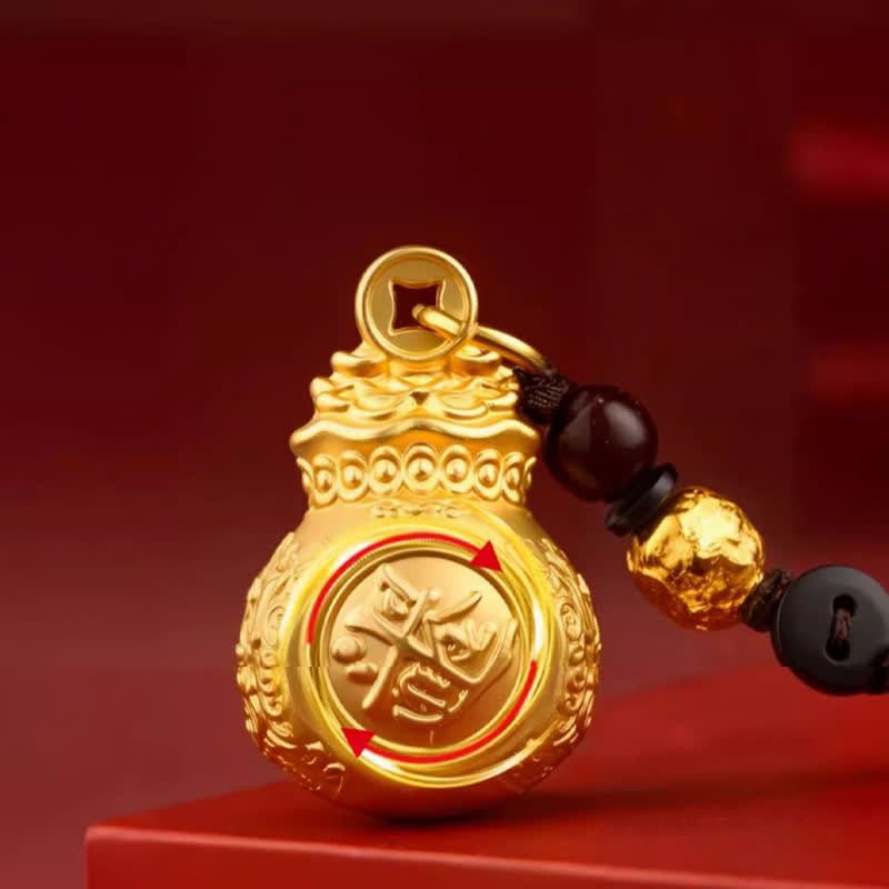 Buddha Stones "Zdobądź fortunę każdego dnia" Monety z woreczkami z chińskim znakiem zodiaku w kolorze złotym i miedzianym, breloki - image 11