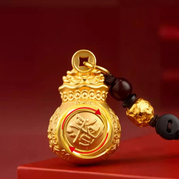 Buddha Stones "Zdobądź fortunę każdego dnia" Monety z woreczkami z chińskim znakiem zodiaku w kolorze złotym i miedzianym, breloki - image 11