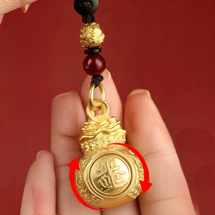 Buddha Stones "Zdobądź fortunę każdego dnia" Monety z woreczkami z chińskim znakiem zodiaku w kolorze złotym i miedzianym, breloki - image 4