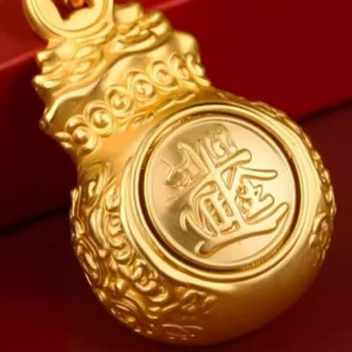 Buddha Stones "Zdobądź fortunę każdego dnia" Monety z woreczkami z chińskim znakiem zodiaku w kolorze złotym i miedzianym, breloki - image 14