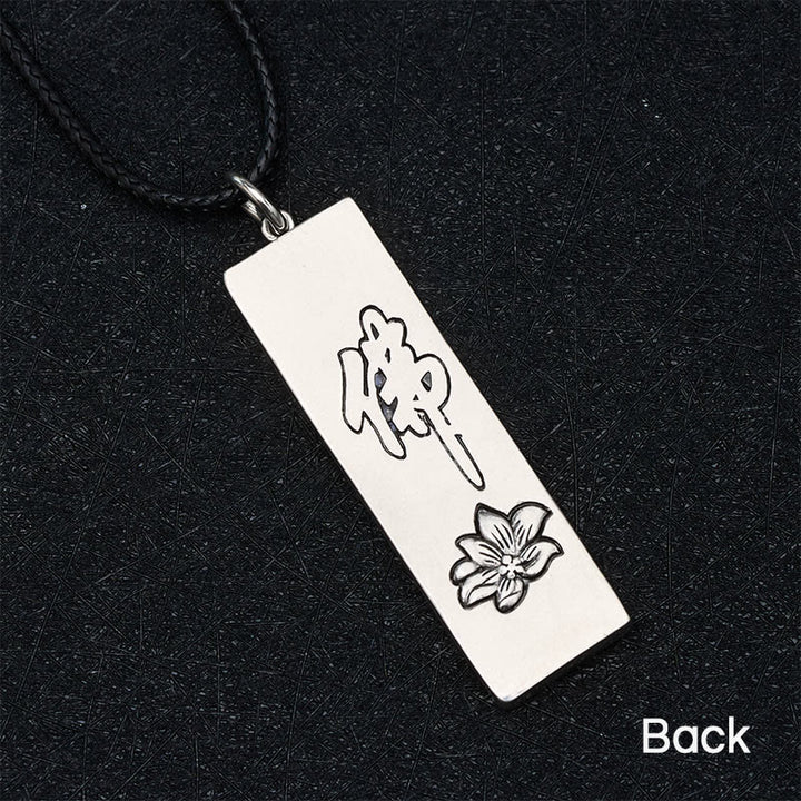 Naszyjnik z wisiorkiem w stylu vintage, Buddha Stones Tathagata Budda, amulet ochronny, szczęście - image 4