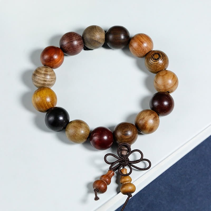 Buddha Stones 108 Koralików Wenge Drewno Mala Błogosławieństwo Medytacja Bransoletka - image 11