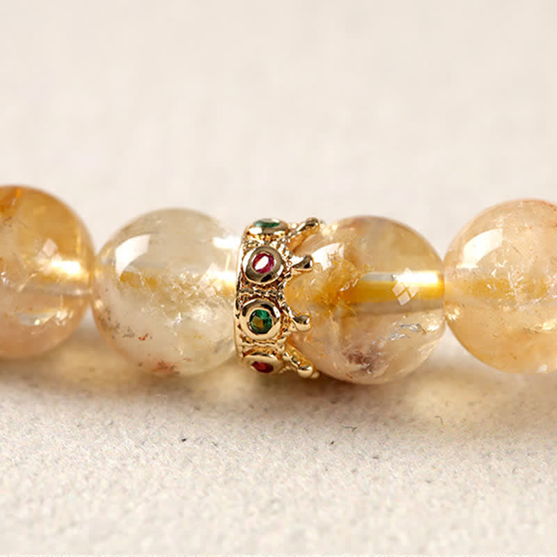 Buddha Stones Bransoletka z cytrynem Pi Xiu Abundance and Wealty Double Wrap - image 17