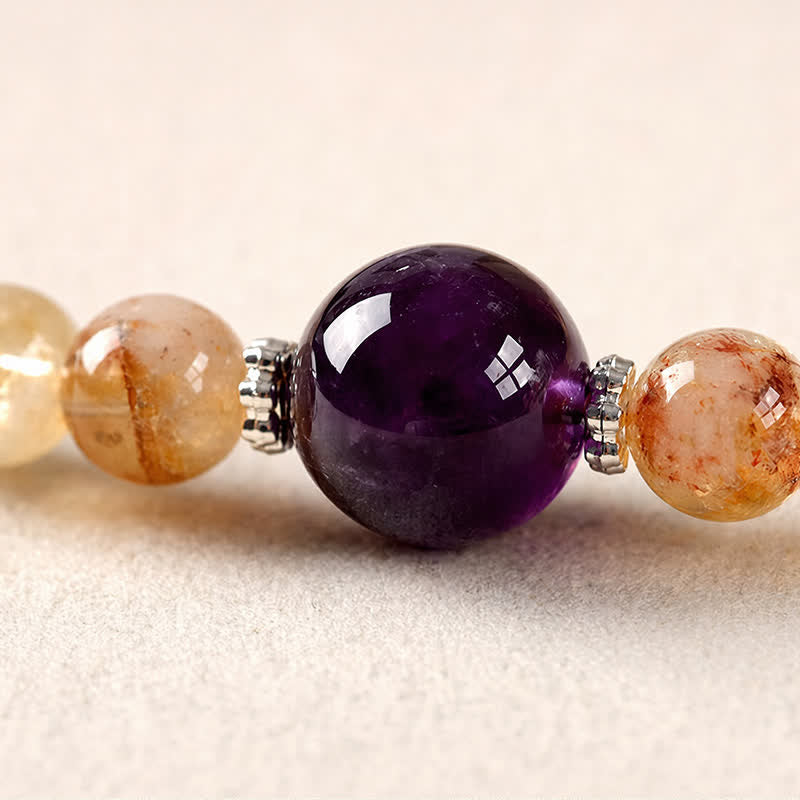 Buddha Stones Bransoletka z cytrynem Pi Xiu Abundance and Wealty Double Wrap - image 16