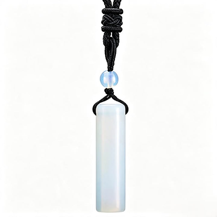 Buddha Stones Różnorodny kryształowy wisiorek z cylindrem i zielonym awenturynem z ametystem i kwarcem różowym - Opal (syntetyczny) - image 16