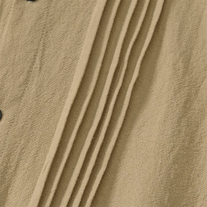 Buddha Stones Wiosenne, minimalistyczne koszule męskie z długim rękawem i zapięciem na guziki - image 21