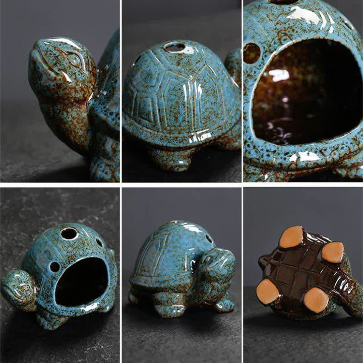 Buddha Stones Ceramic Turtle Endurance Kadzielnica - image 2