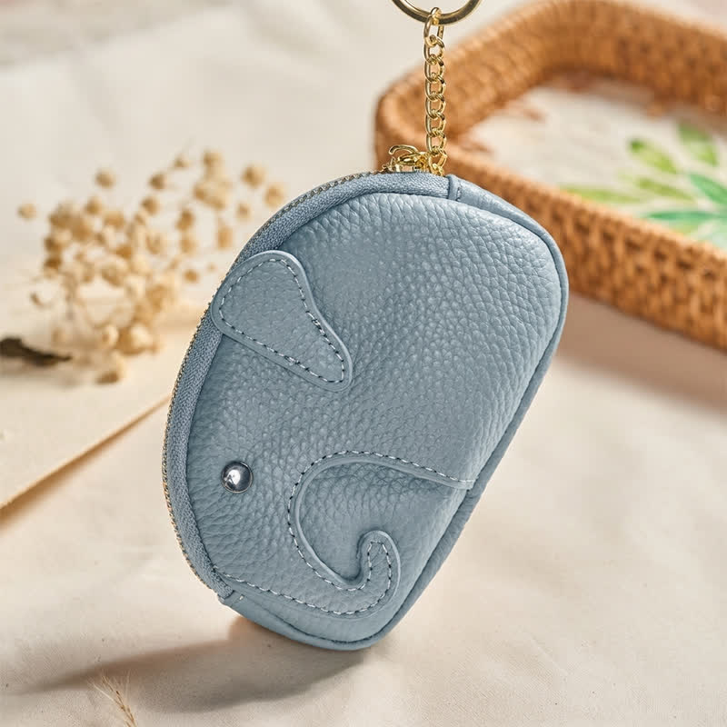 Buddha Stones Mini torebka z zamkiem błyskawicznym ze skóry PU Elephant Wisdom - image 9