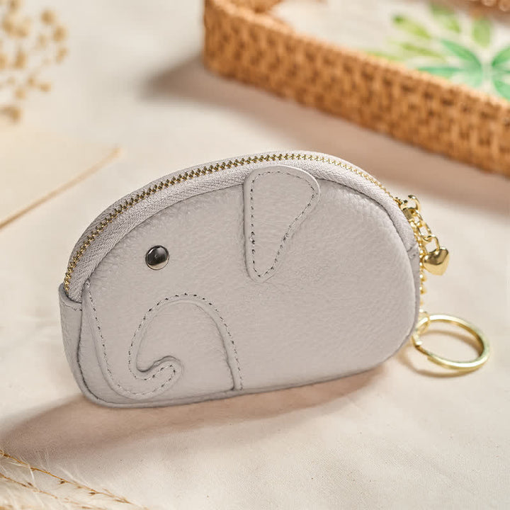 Buddha Stones Mini torebka z zamkiem błyskawicznym ze skóry PU Elephant Wisdom - image 15