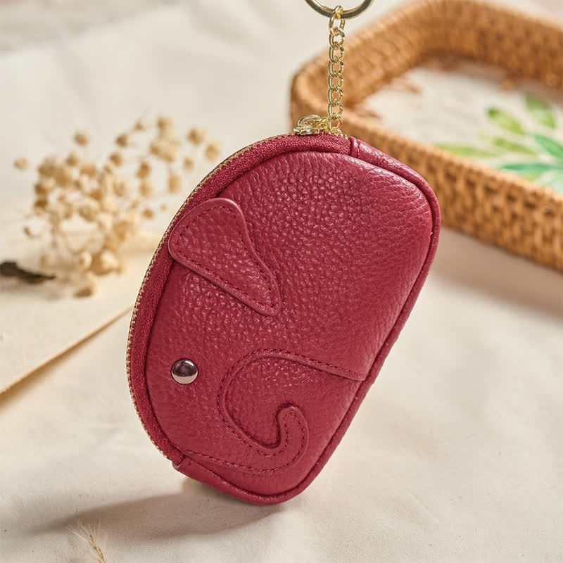 Buddha Stones Mini torebka z zamkiem błyskawicznym ze skóry PU Elephant Wisdom - image 29