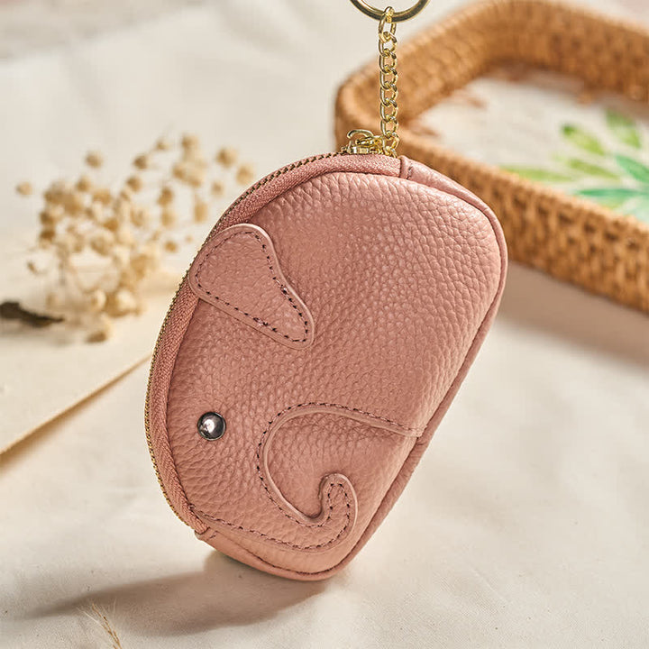 Buddha Stones Mini torebka z zamkiem błyskawicznym ze skóry PU Elephant Wisdom - image 3