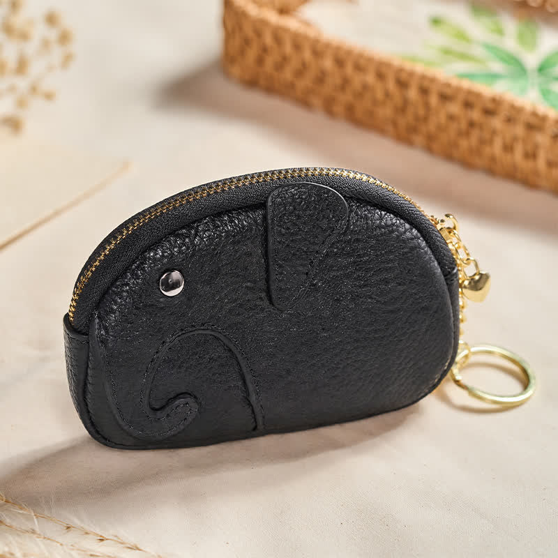Buddha Stones Mini torebka z zamkiem błyskawicznym ze skóry PU Elephant Wisdom - image 19