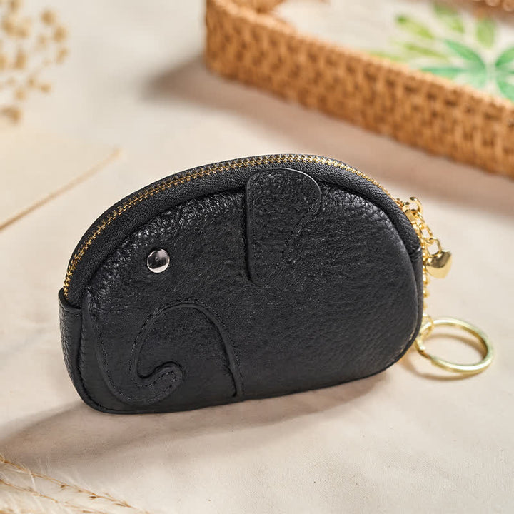 Buddha Stones Mini torebka z zamkiem błyskawicznym ze skóry PU Elephant Wisdom - image 19