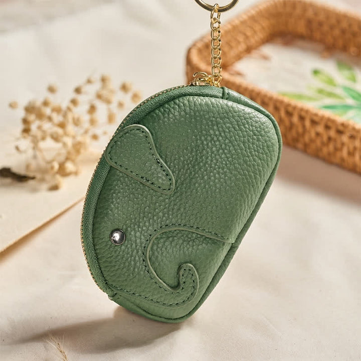 Buddha Stones Mini torebka z zamkiem błyskawicznym ze skóry PU Elephant Wisdom - image 25