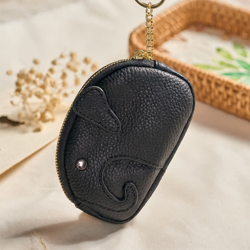 Buddha Stones Mini torebka z zamkiem błyskawicznym ze skóry PU Elephant Wisdom - image 21
