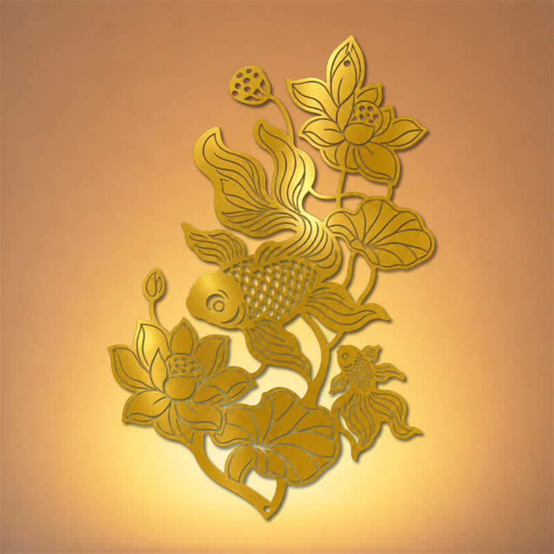 Buddha Stones Koi Fish i Lotus Success Iron – symbole o znaczeniu ściennym - image 7