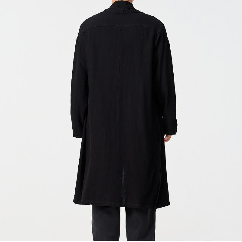Buddha Stones Jesienne, minimalistyczne, retro, stylowe, solidne, męskie kimono - image 14