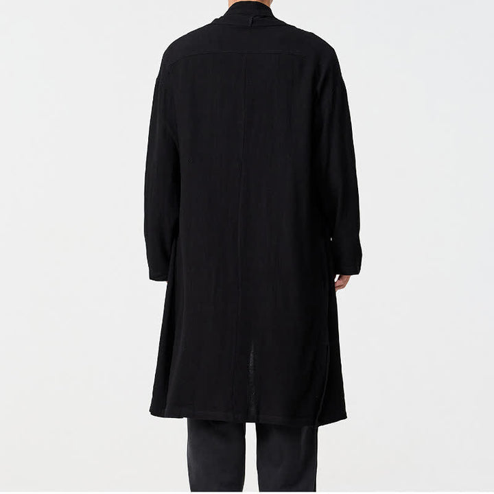 Buddha Stones Jesienne, minimalistyczne, retro, stylowe, solidne, męskie kimono - image 14