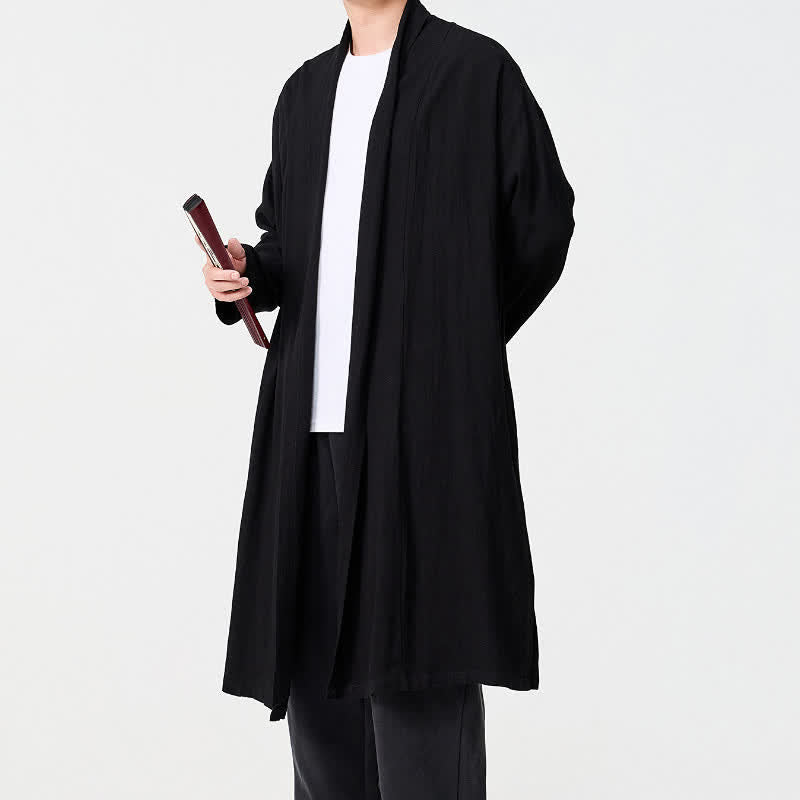 Buddha Stones Jesienne, minimalistyczne, retro, stylowe, solidne, męskie kimono - image 16