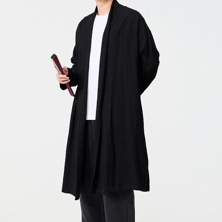 Buddha Stones Jesienne, minimalistyczne, retro, stylowe, solidne, męskie kimono - image 16