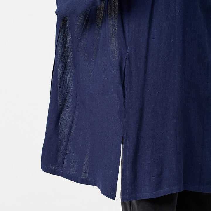 Buddha Stones Jesienne, minimalistyczne, retro, stylowe, solidne, męskie kimono - image 9