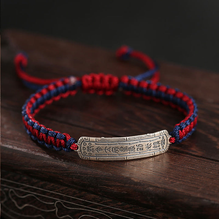 Bransoletka ochronna Buddha Stones 925 ze srebra próby 925 z amuletem pokoju