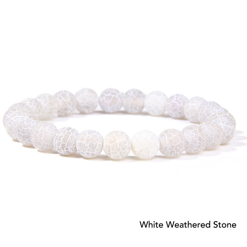 Bransoletka z koralików Natural Agat Stone Crystal Balance