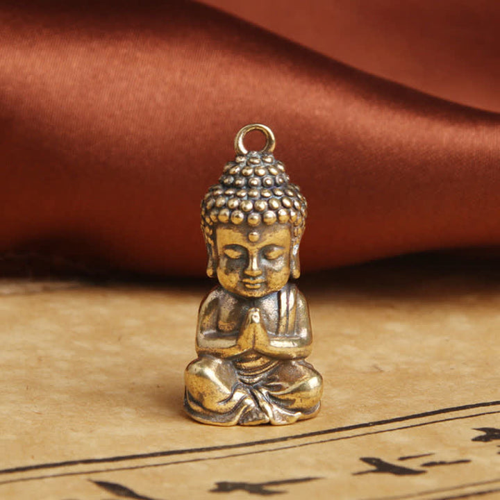Brelok miedziany Budda Współczucie Dekoracja - 14,5*31 mm - image 0