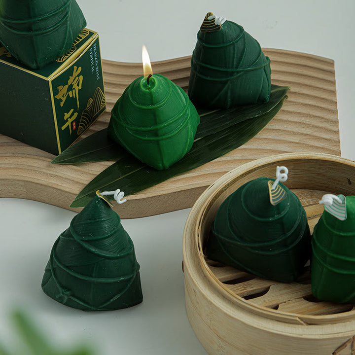 Buddha Stones , Festiwal Smoczych Łodzi, Wzór Zongzi, Świeca Zapachowa, Prezent Dla Rodziny, Przyjaciół