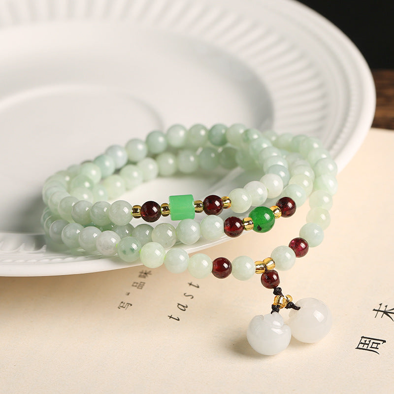 Bransoletka z naturalnego jadeitu PiXiu Buddha Stones Kamienie Buddy Obfitość