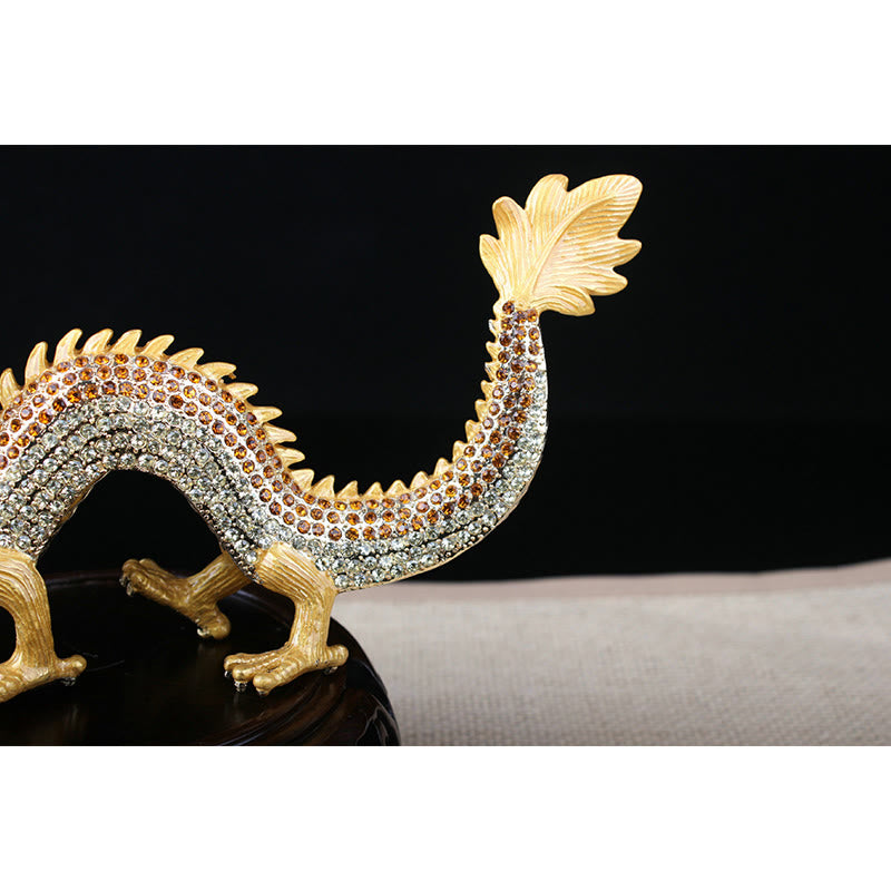 Buddha Stones Ręcznie Robione Feng Shui Smok Szczęście Sukces Dekoracja Domu