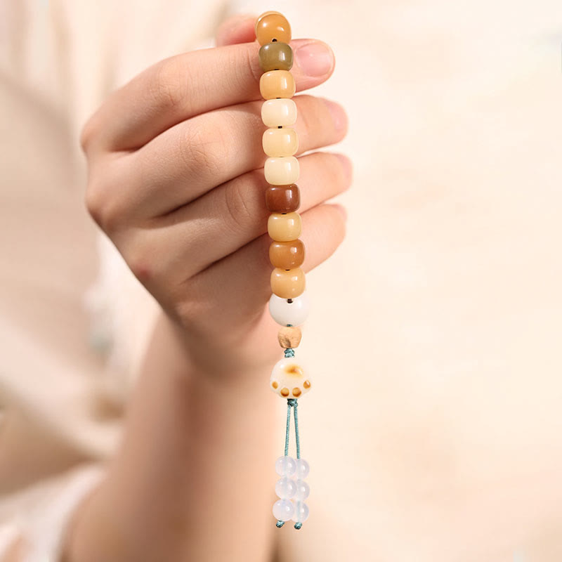 Buddha Stones Naturalne Nasiona Bodhi Władca Lasu Trupów Om Mani Padme Hum Bransoletka Mądrości