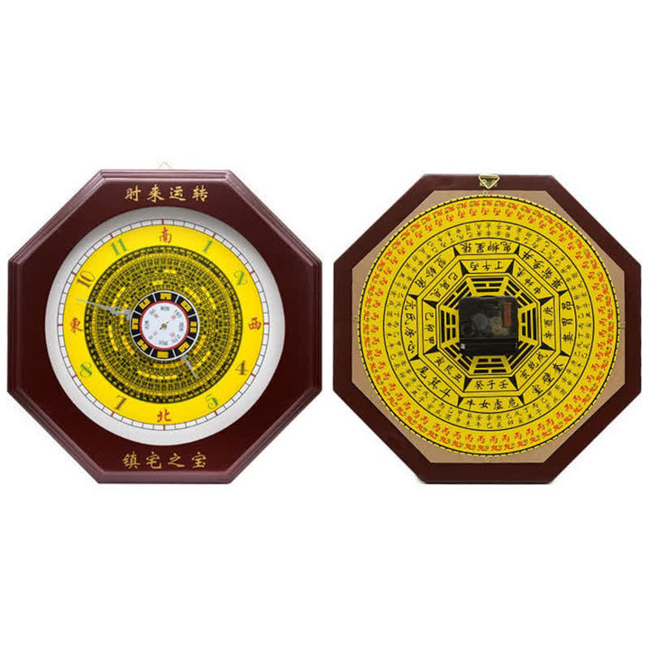 Feng Shui Bagua Mapa Równowagi Energii Mapa Ścienna Zegar - image 9