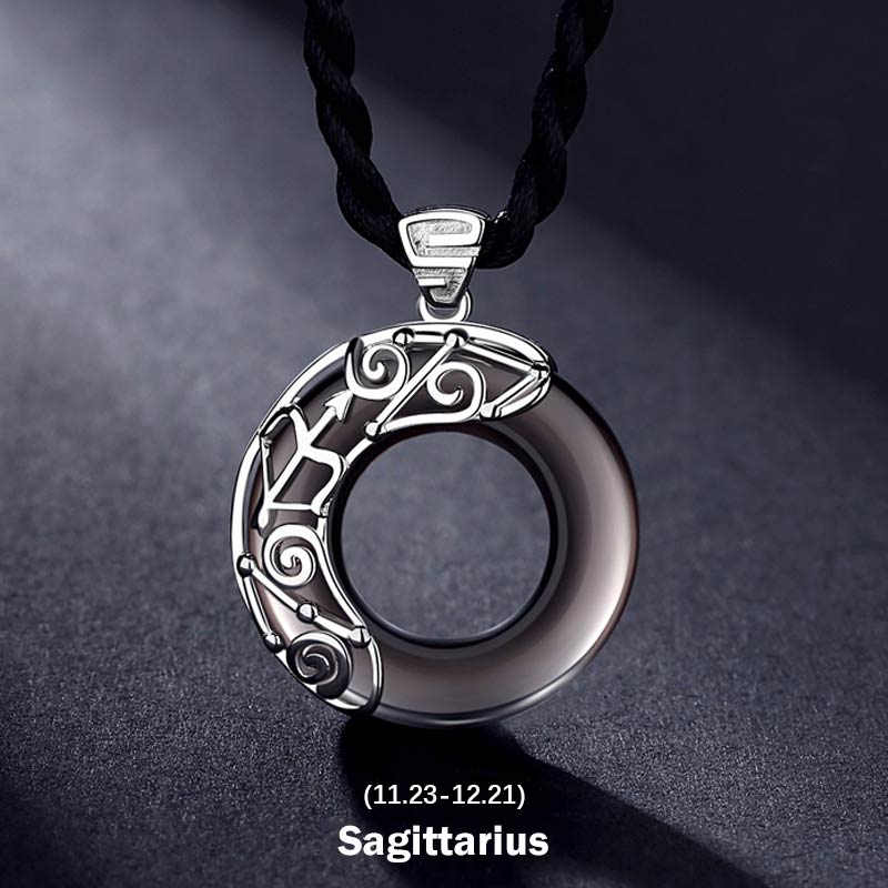Buddha Stones 12 konstelacji zodiaku Obsydian lodowy Błogosławieństwo Okrągły naszyjnik