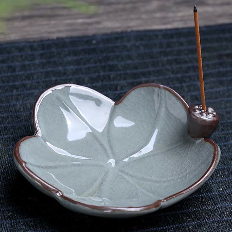 Ceramiczny palnik kadzideł Spiritual Backflow Lotus Plum Blossom Square