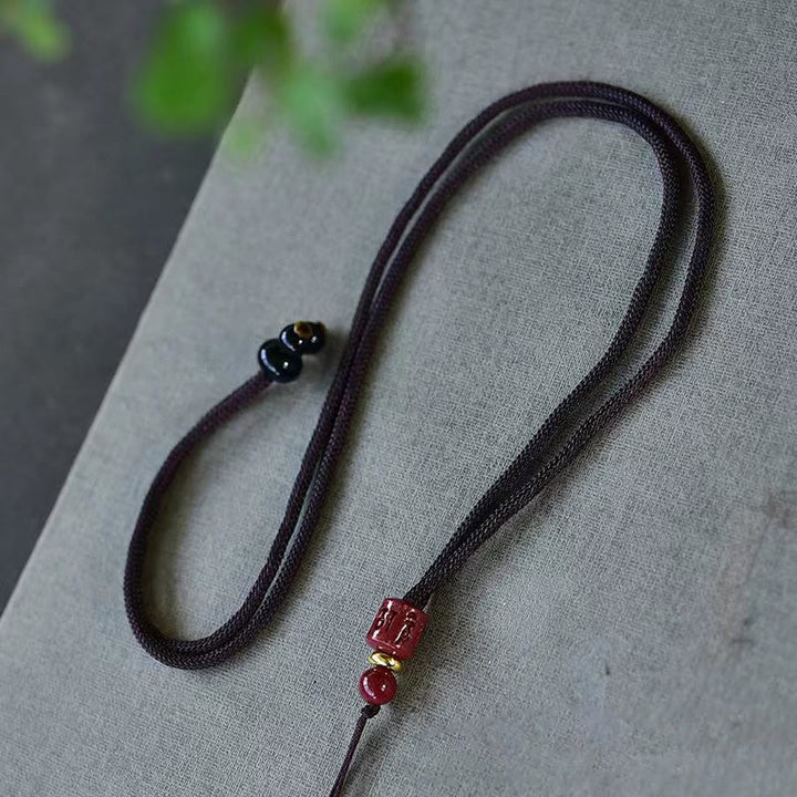 Buddha Stones Koi Ryba Pokój Klamra Miedź Bogactwo Szczęście Naszyjnik Wisiorek